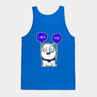 Blue Pooch 2 Tank Top